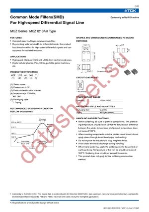 MCZ1210AH900 datasheet  